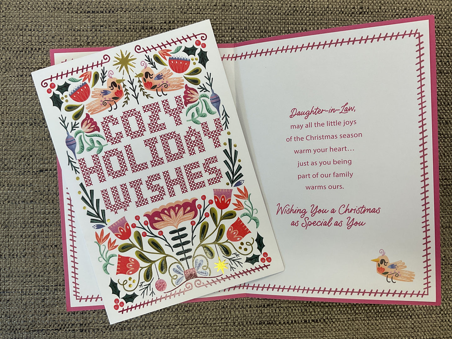 Daughter-in-Law Christmas Card