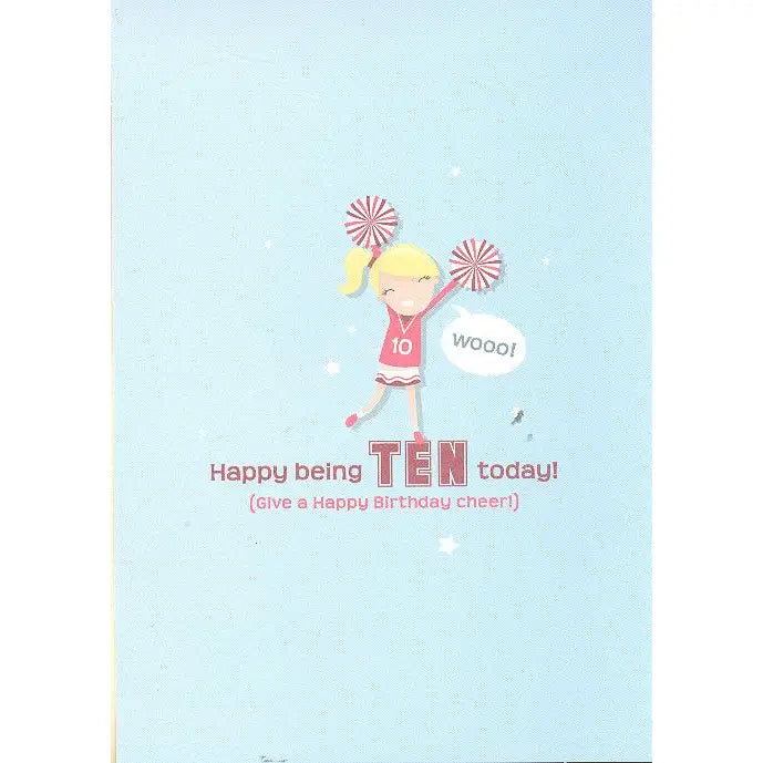 Age 10 Birthday Card