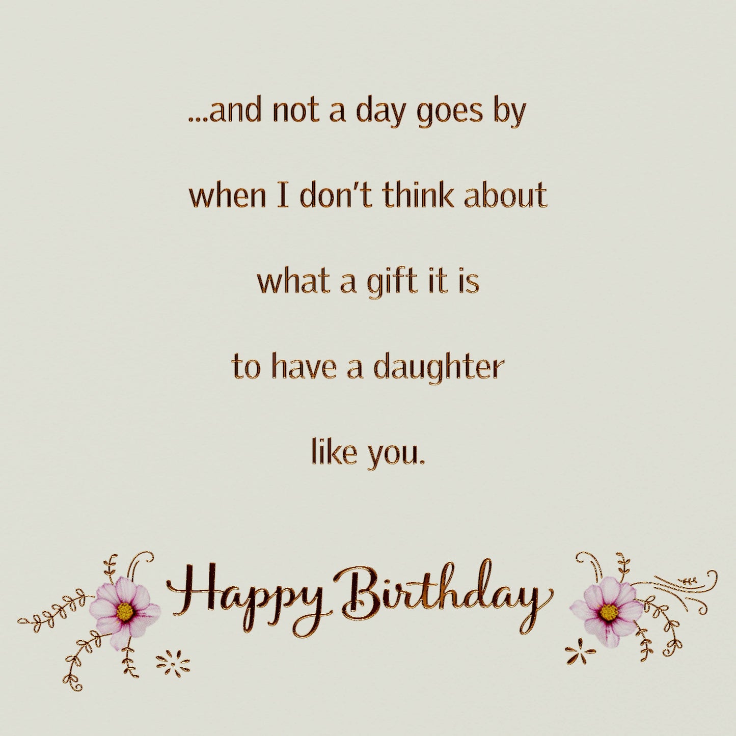 Daughter Birthday Card