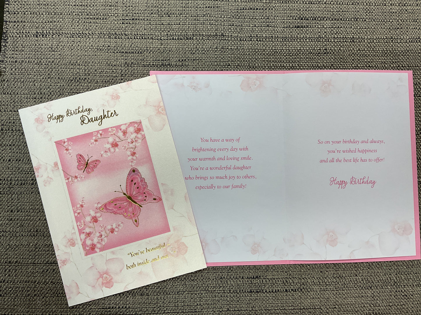 Daughter Birthday Card