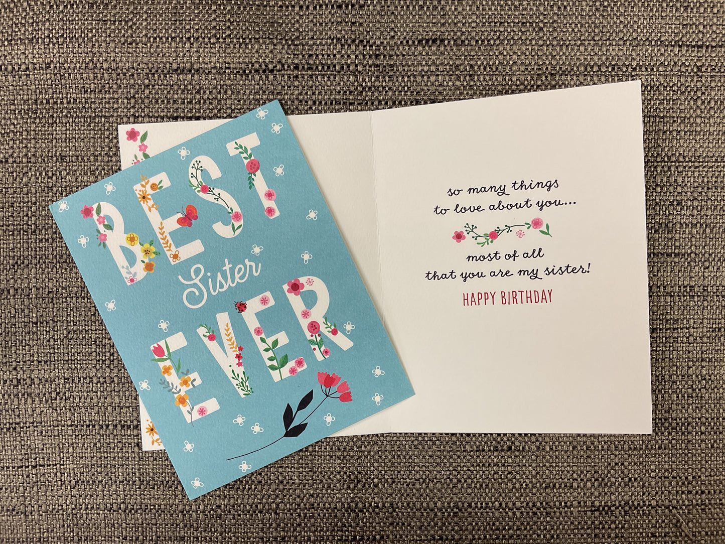 Sister Birthday Card