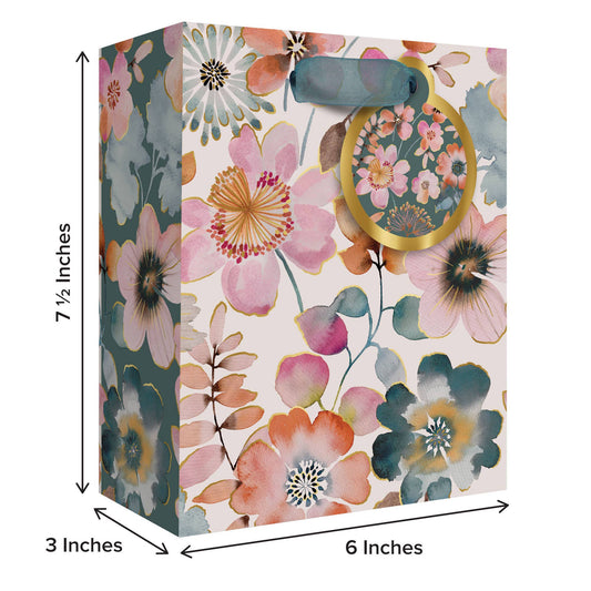 Painterly Petals – Gift Bags – Small Tote