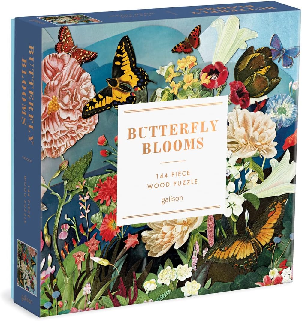 Butterfly Blooms Wood Puzzle