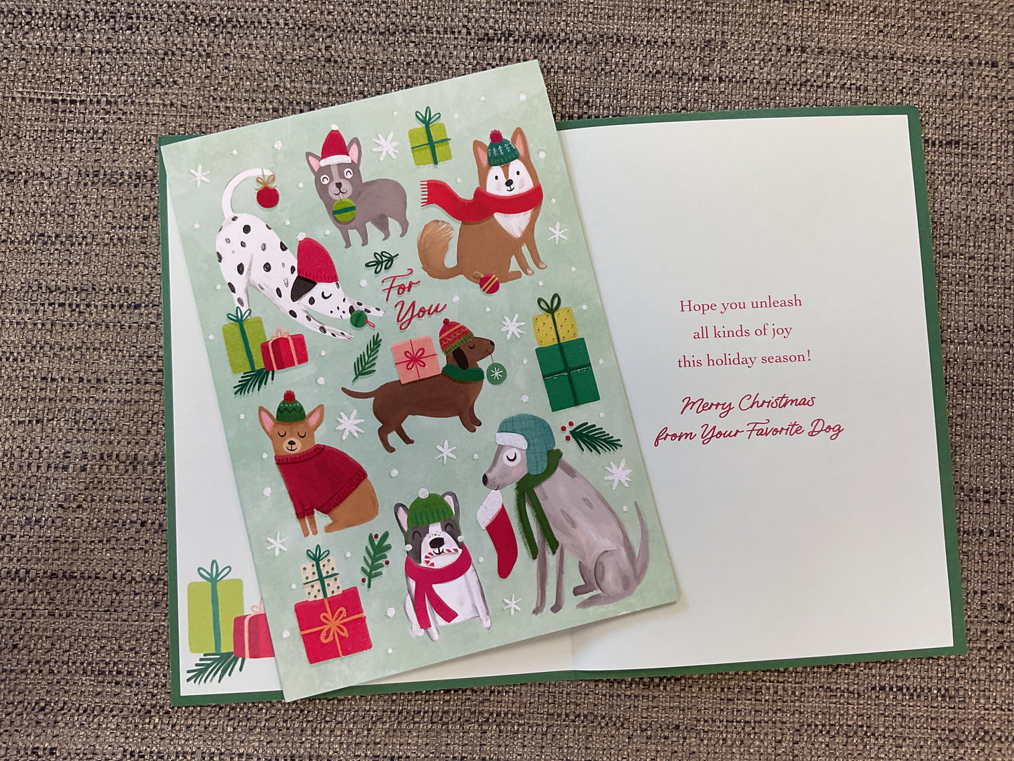 From Dog Christmas Card