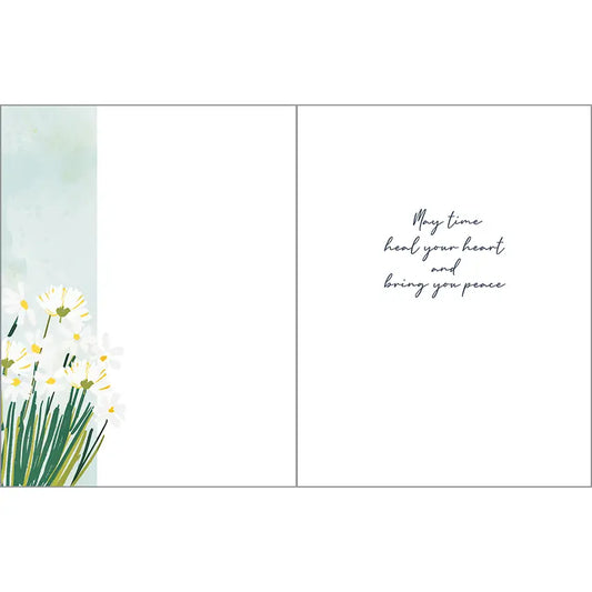 Sympathy Greeting Card - Daisies