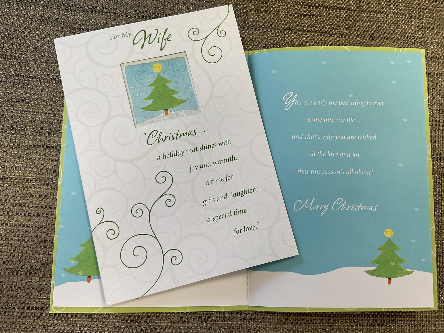 Wife Christmas Card
