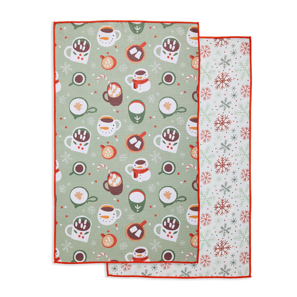 Christmas Printed Microfiber Dishtowels