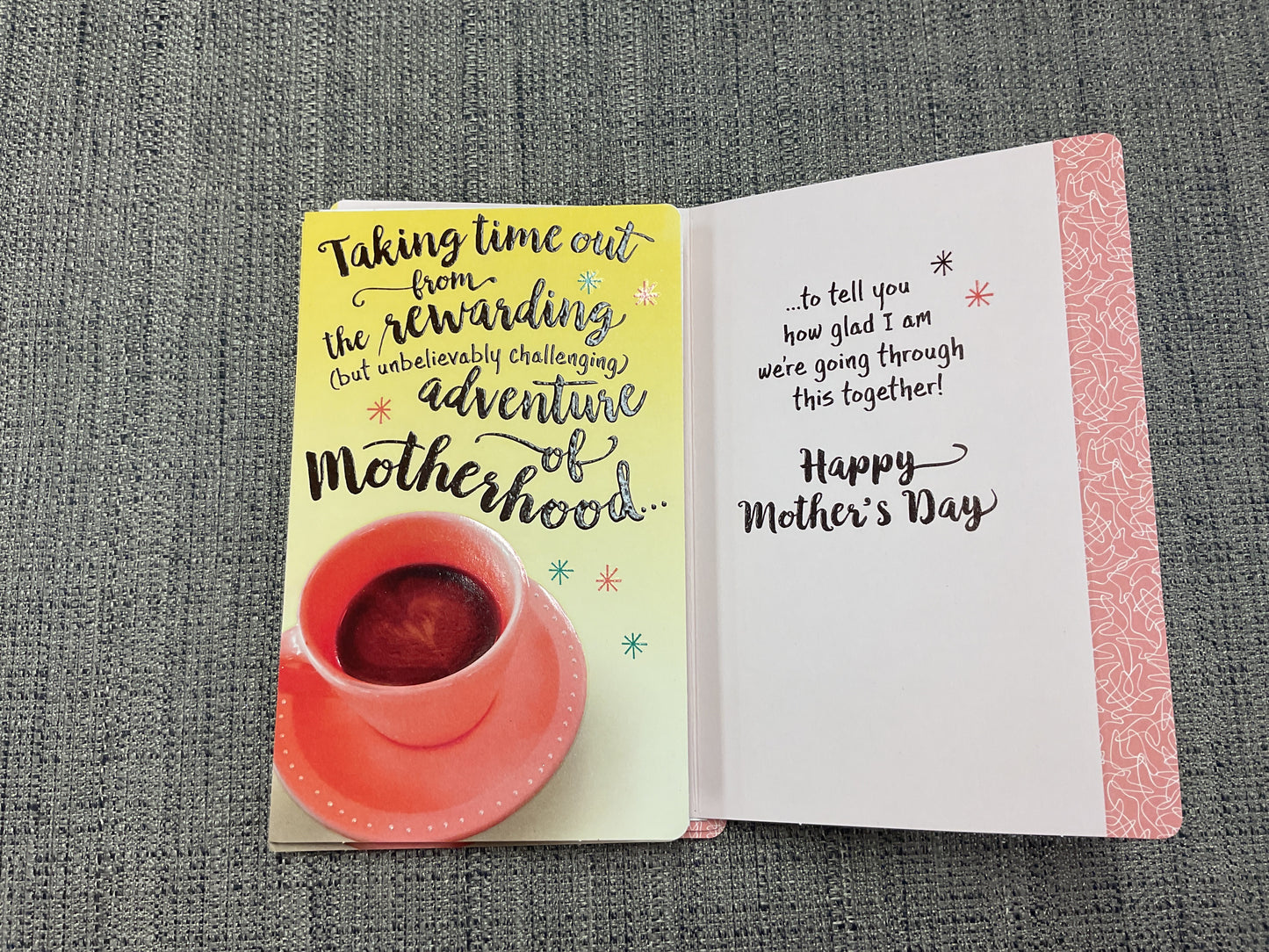 Support for any mom- Mother’s Day card