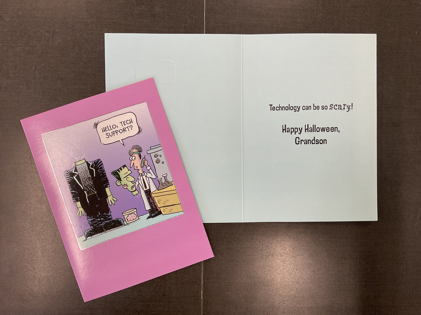 Grandson Halloween Card