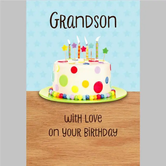 Grandson Birthday Card