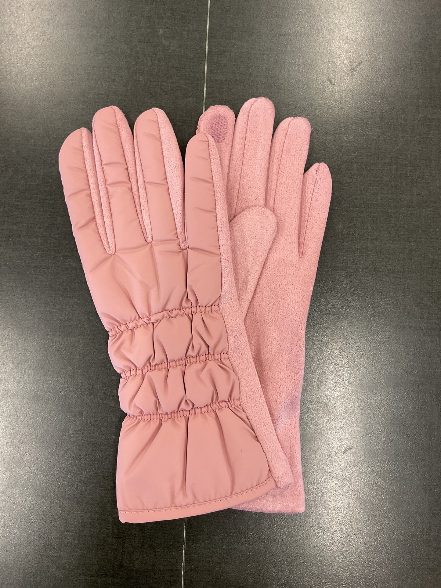 Matte Puffer Gloves