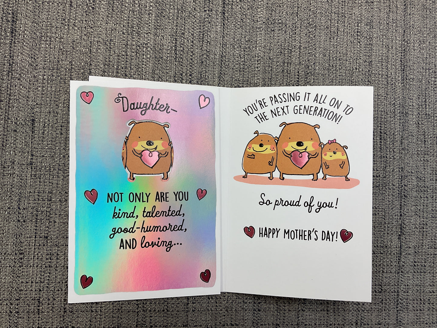 Daughter- Mother’s Day