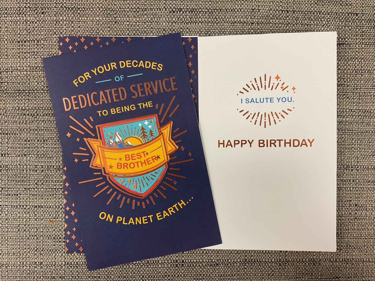 Brother Birthday Card