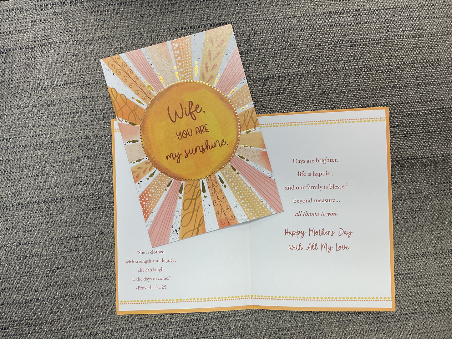 Religious Wife - Mother’s Day Card