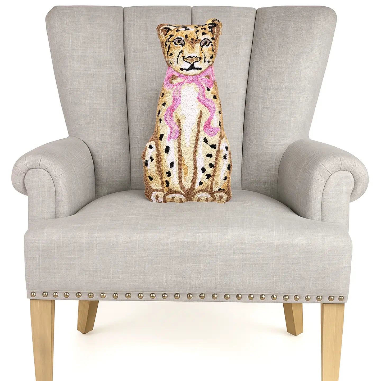 Leopard Shaped Hook Pillow