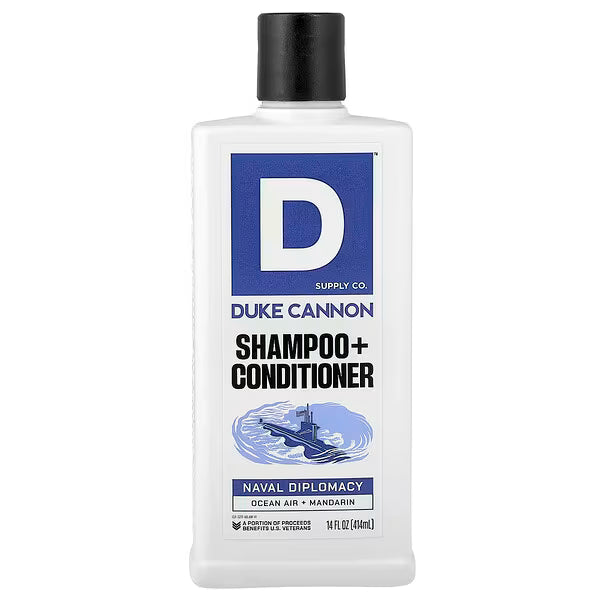 Duke Cannon Shampoo + Conditioner