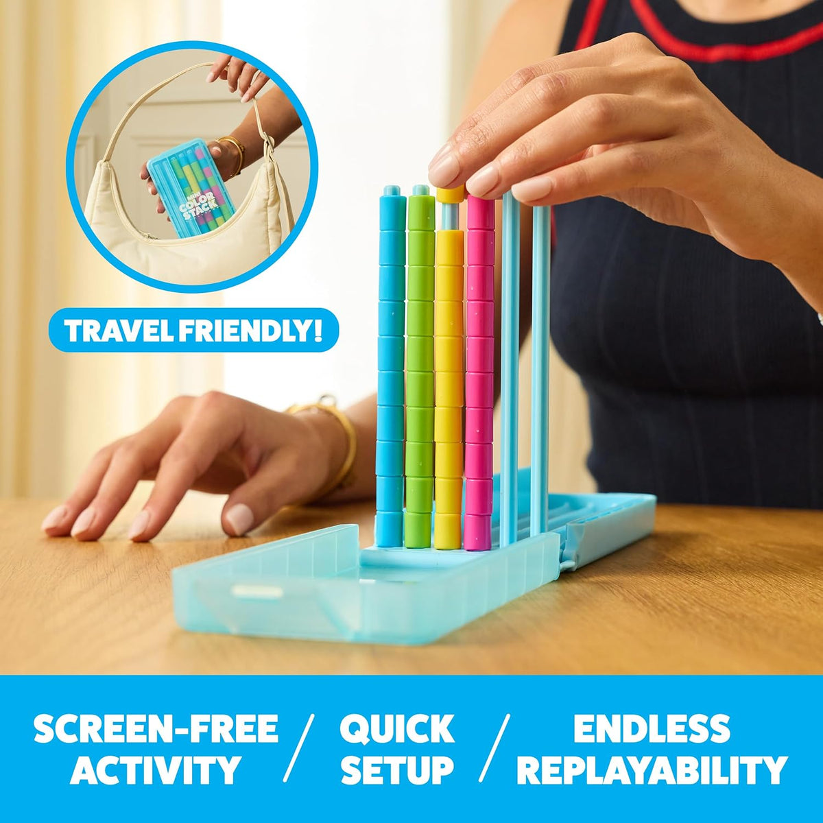 Mini Color Stack Challenge Solo Travel Game