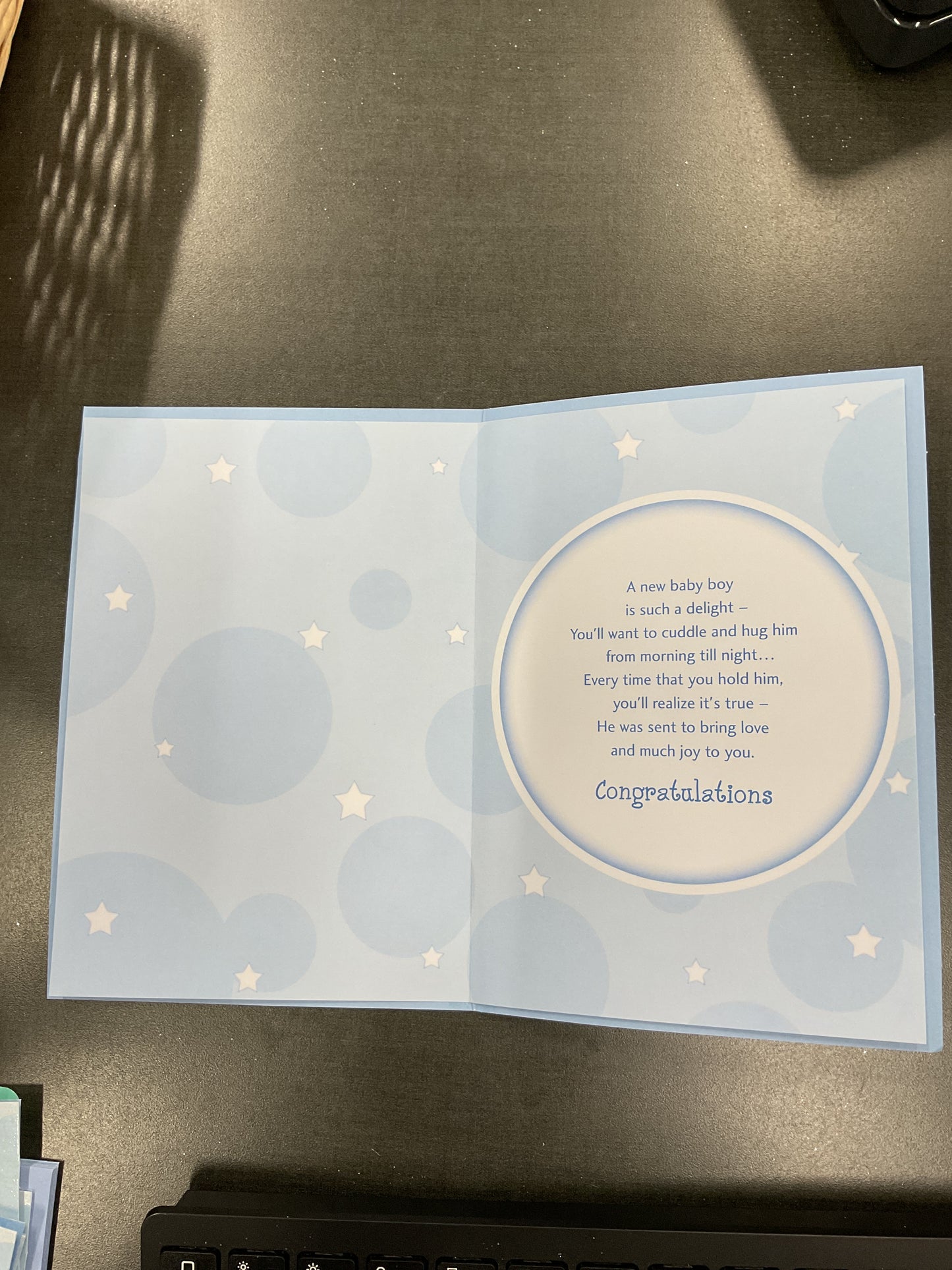 New Baby Boy Card