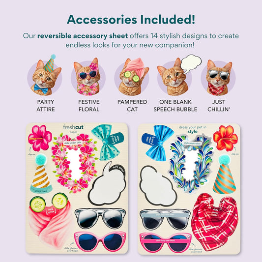 Orange Tabby Pop-Up Cat