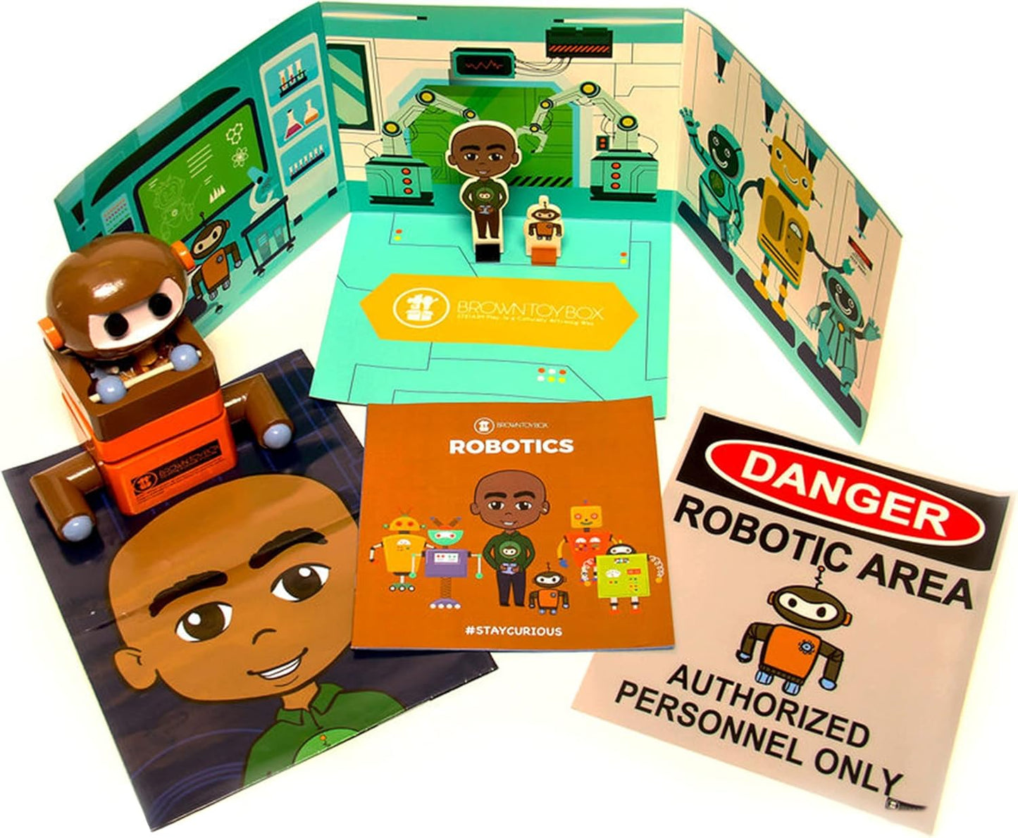 Robotics STEAM Kit Brown Toy Box
