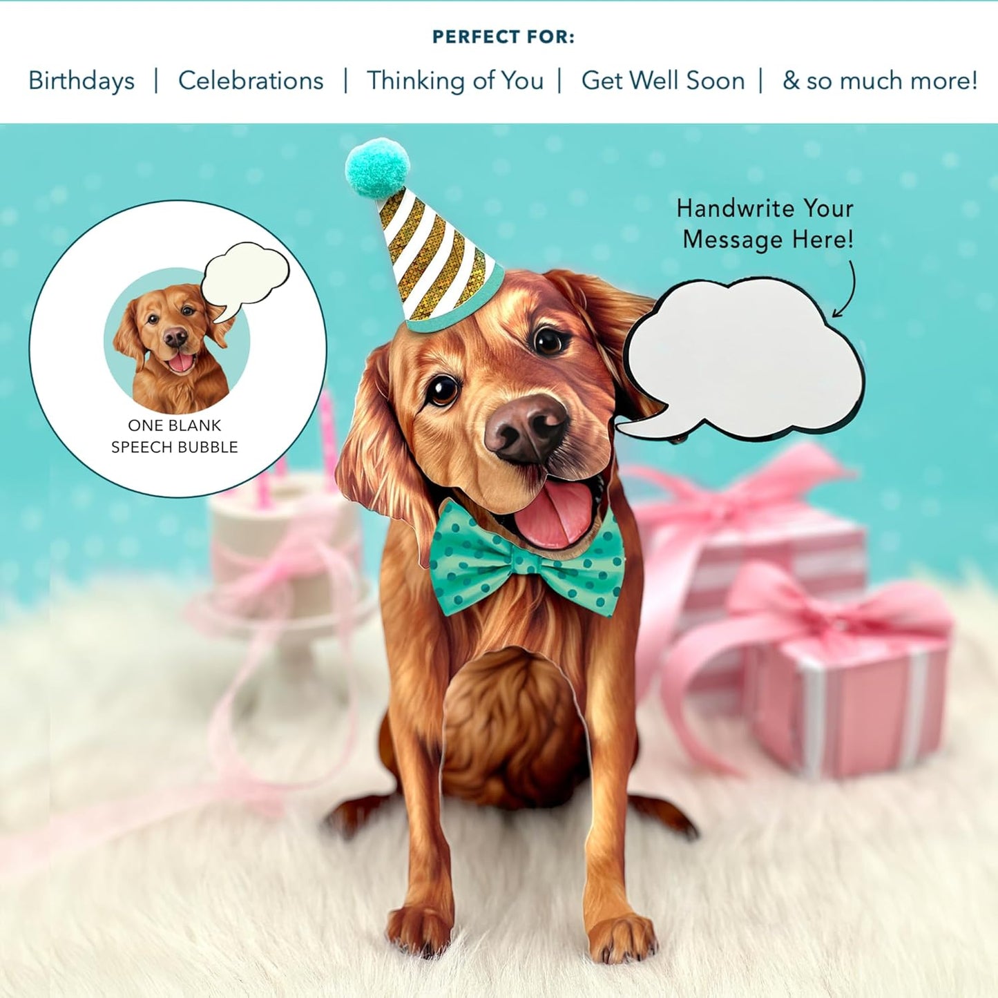 Golden Retriever Pop-Up Pup