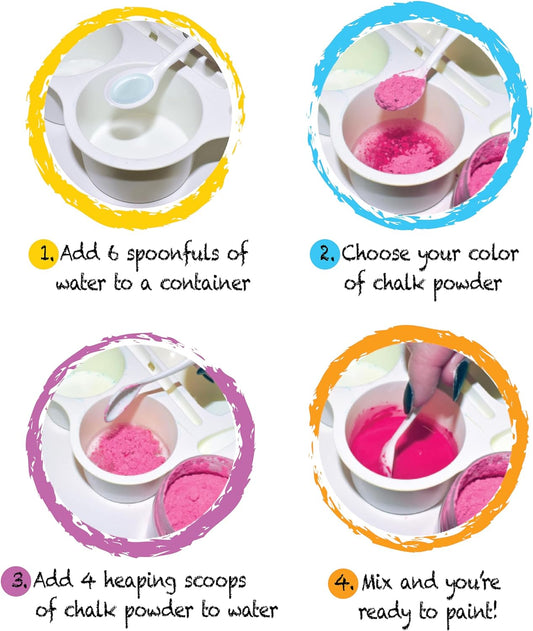 DIY Sidewalk Chalk Paint Set
