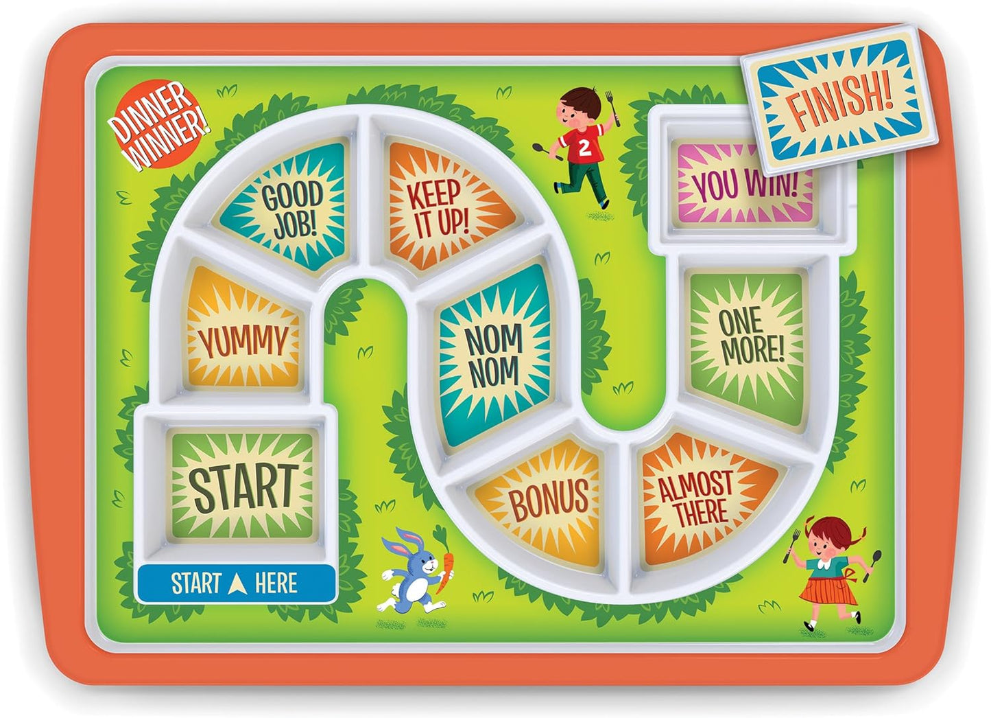 Kid's Dinner Tray - Dinner Winner!