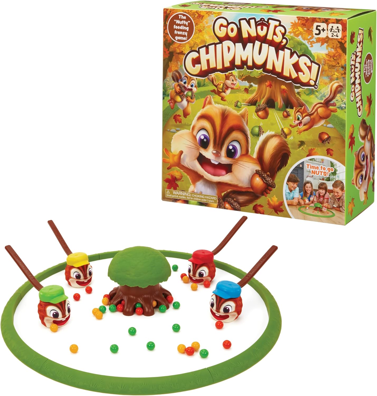 Go Nuts, Chipmunks! Acorn Collecting Family Game