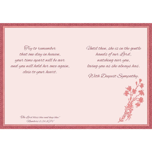 Beloved Daughter - Sympathy Loss of Daughter Scripture Card