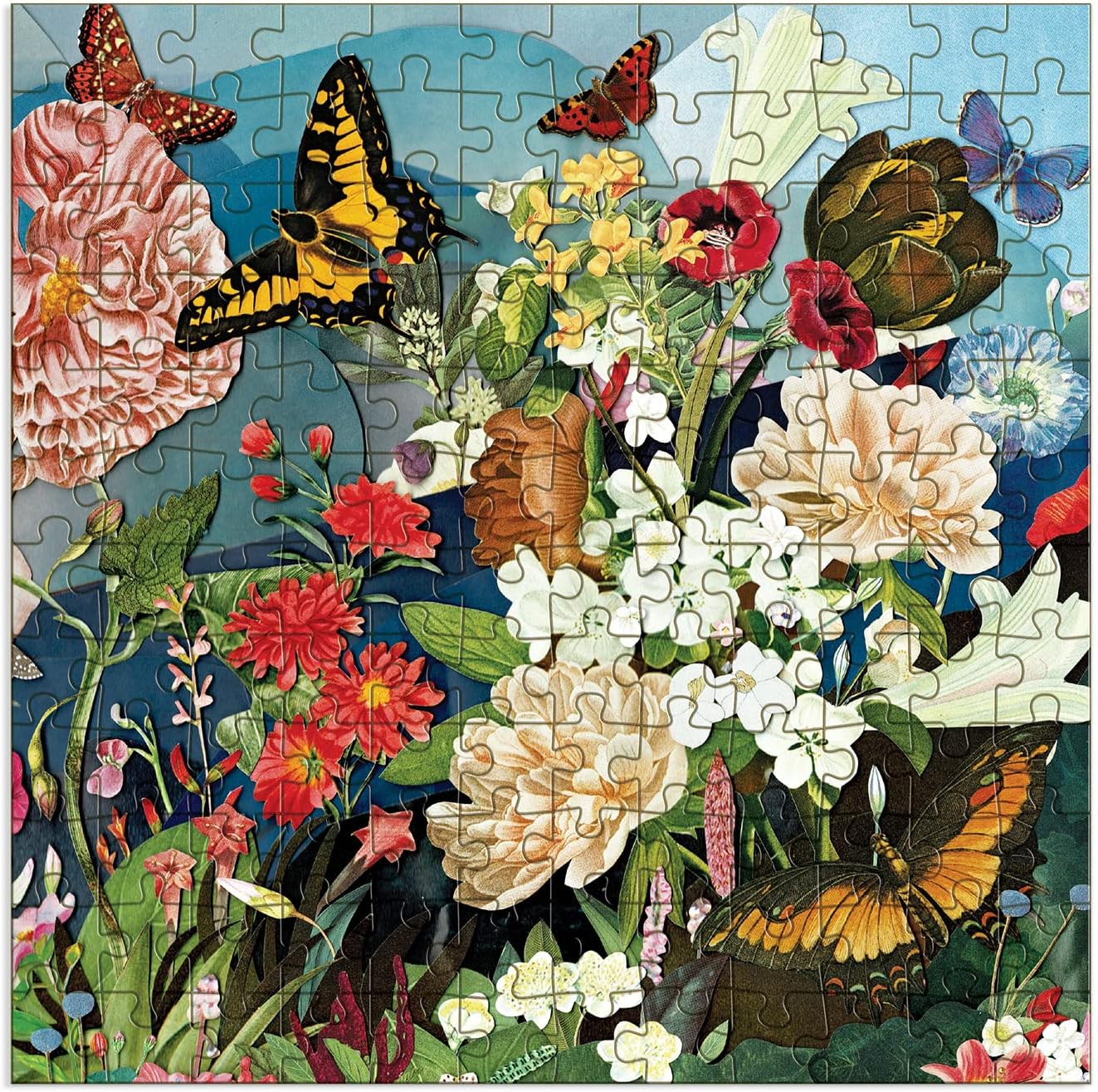 Butterfly Blooms Wood Puzzle