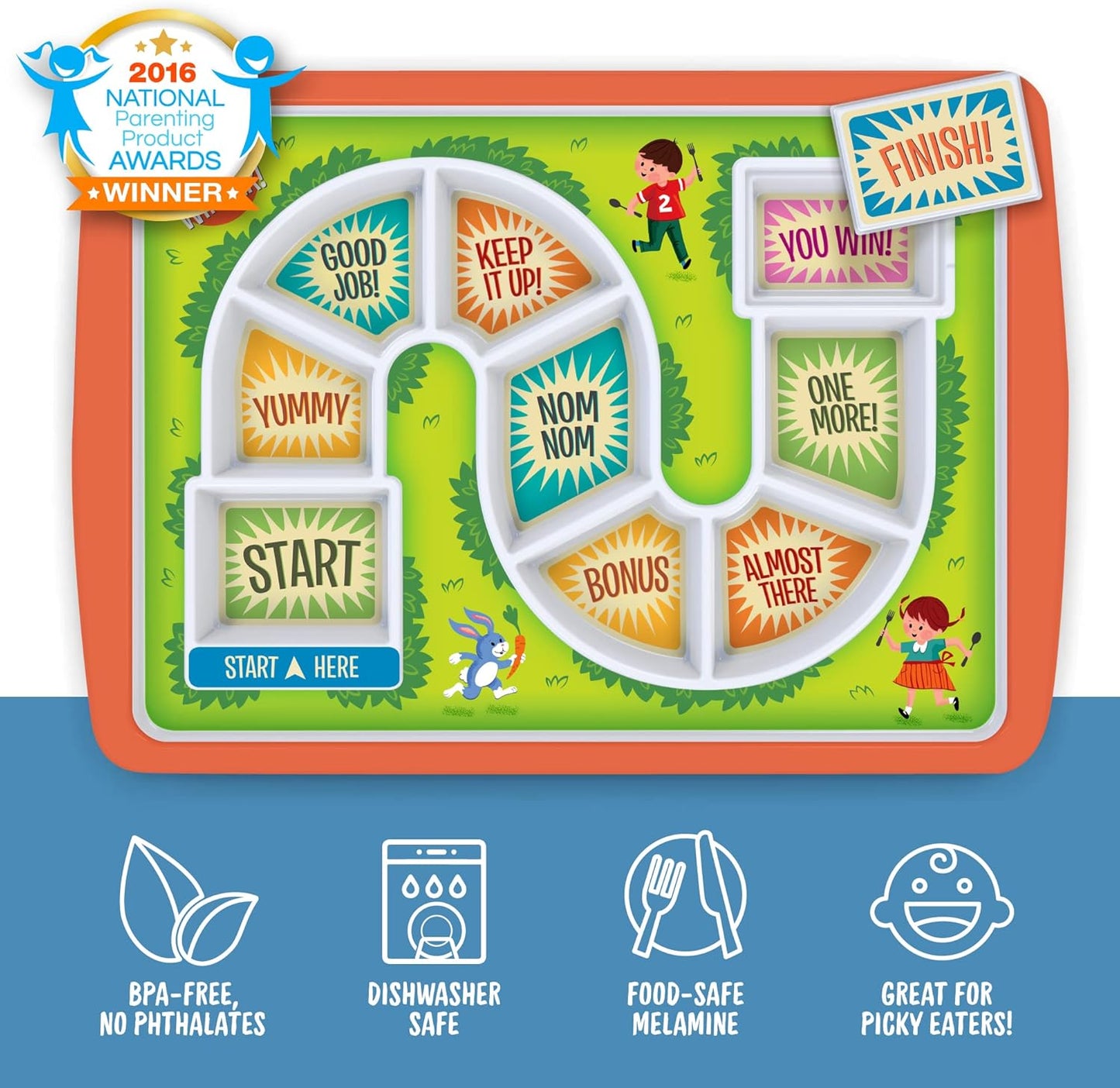 Kid's Dinner Tray - Dinner Winner!