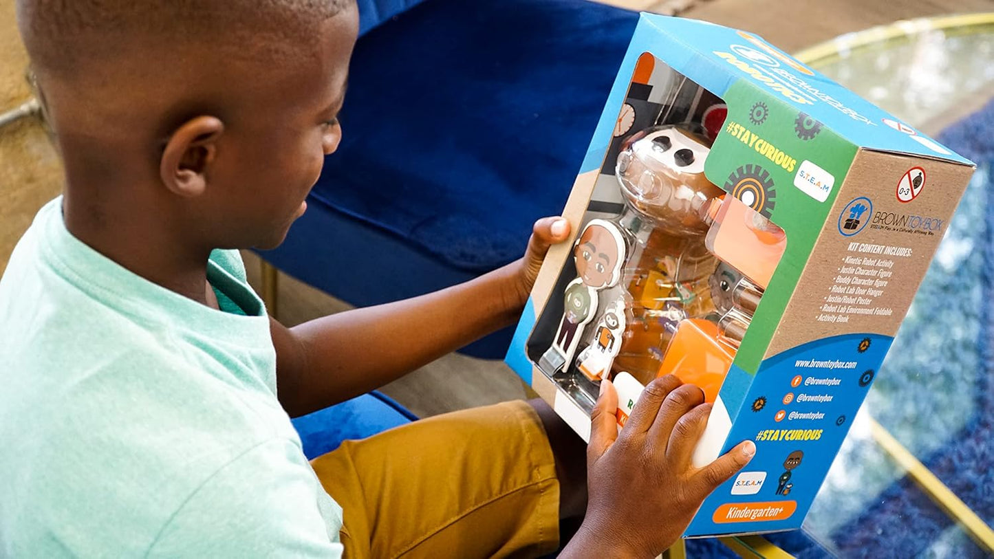 Robotics STEAM Kit Brown Toy Box