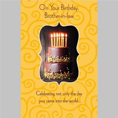 Brother-in-Law Birthday Card