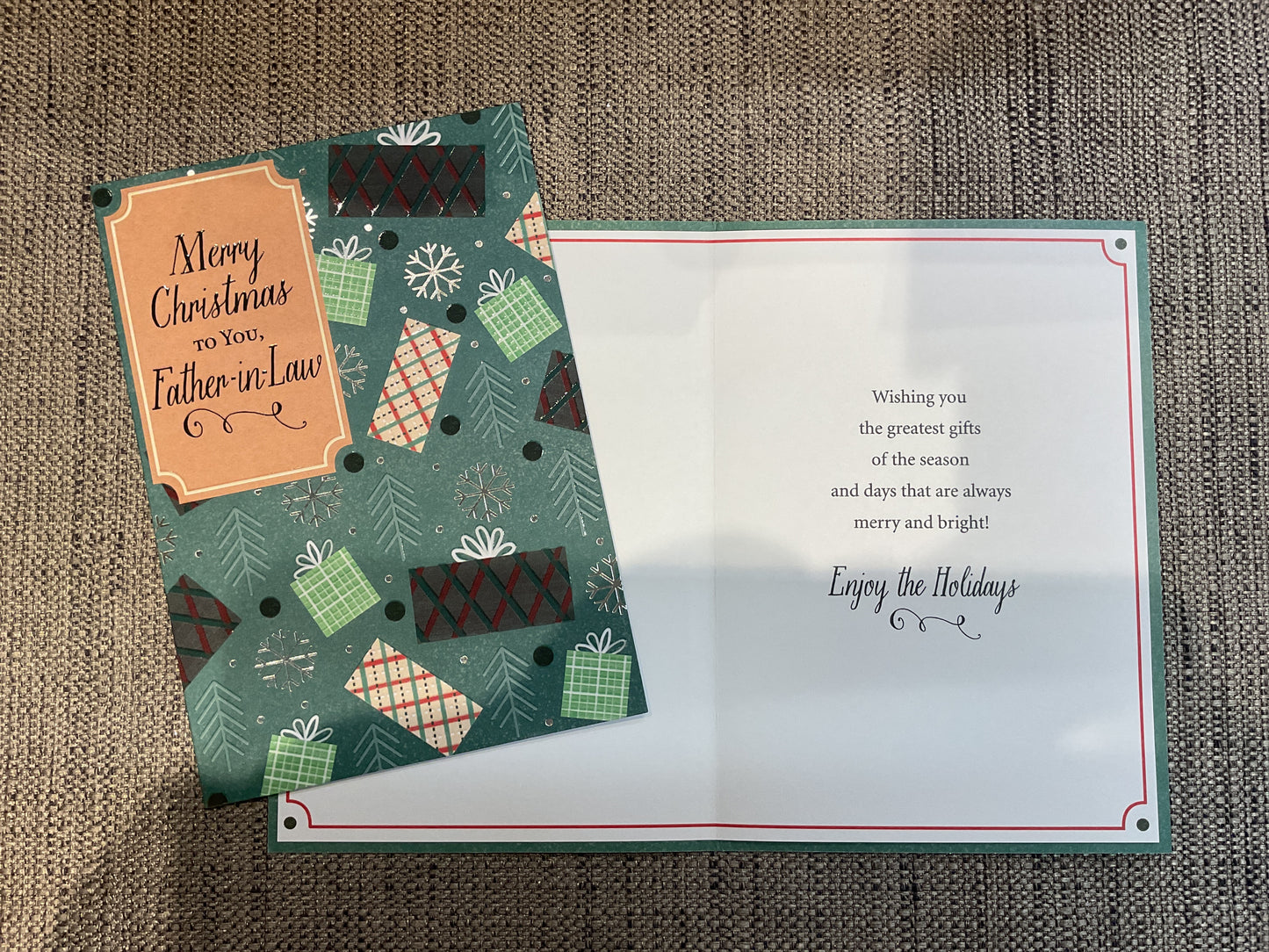 Father-in-Law Christmas Card