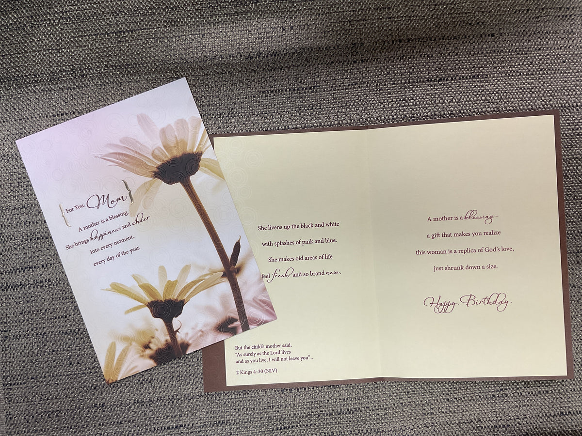 Religious Mom Birthday Card