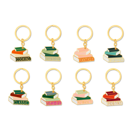 Book Lover Keychain