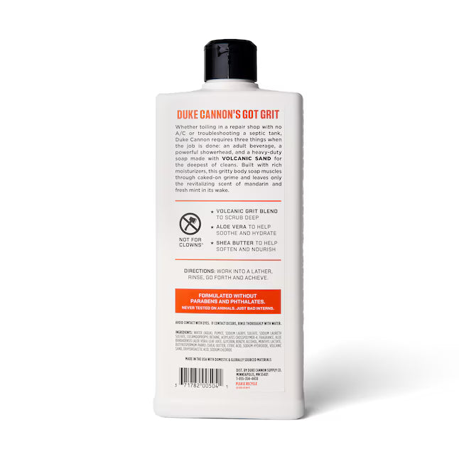 Duke Cannon Heavy Grit Body Wash