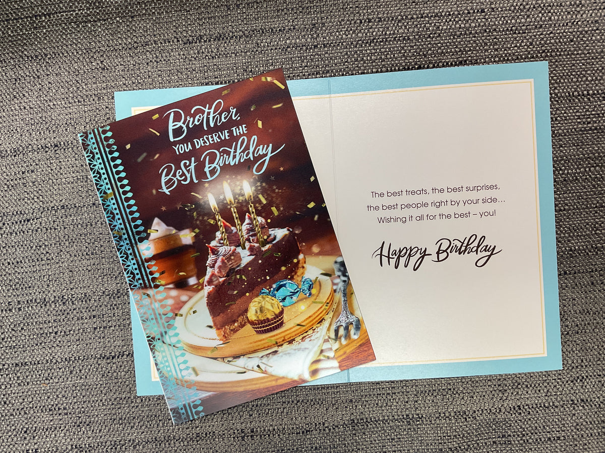 Brother Birthday Card