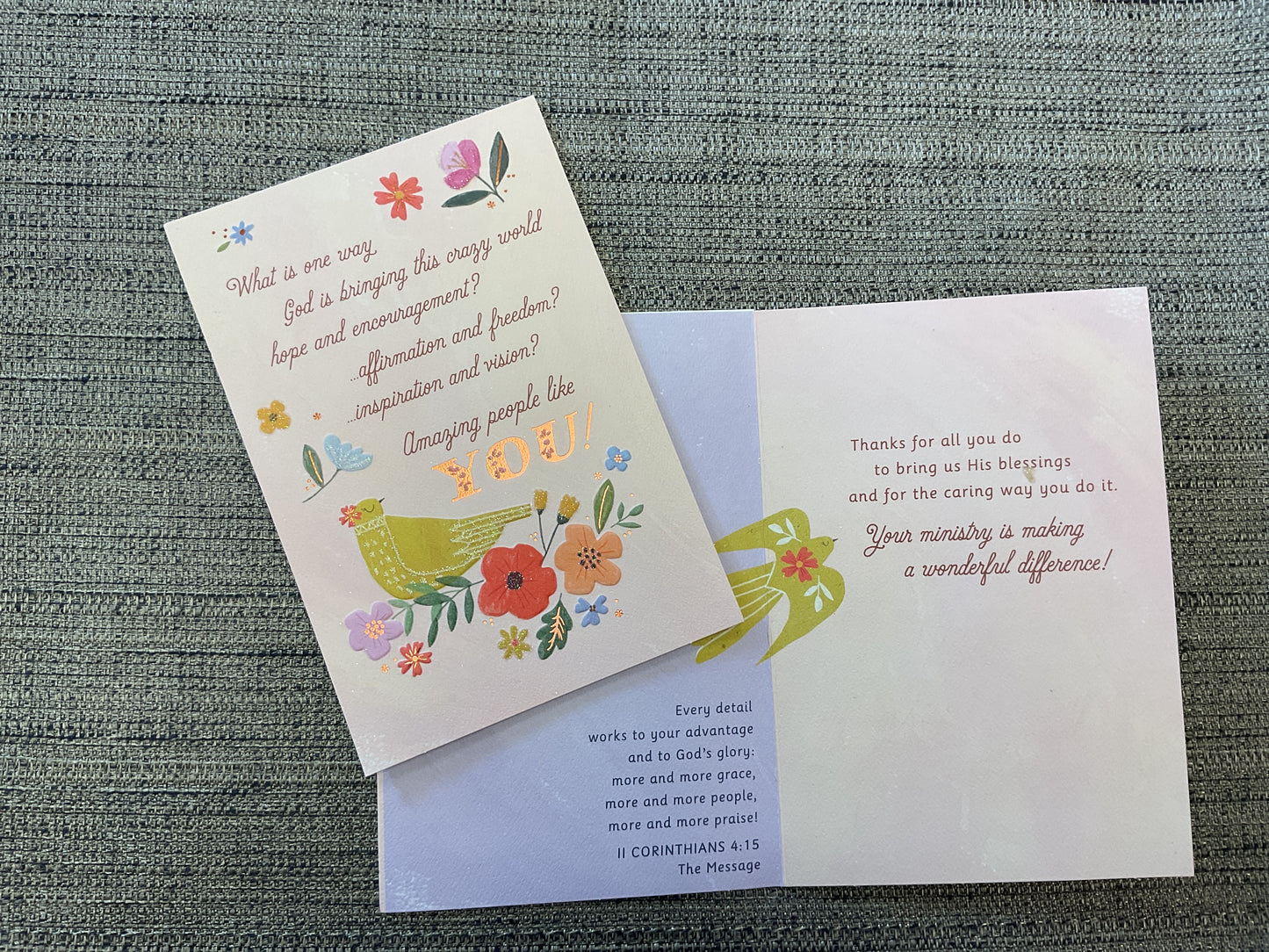 Women in Ministry Encouragement Card