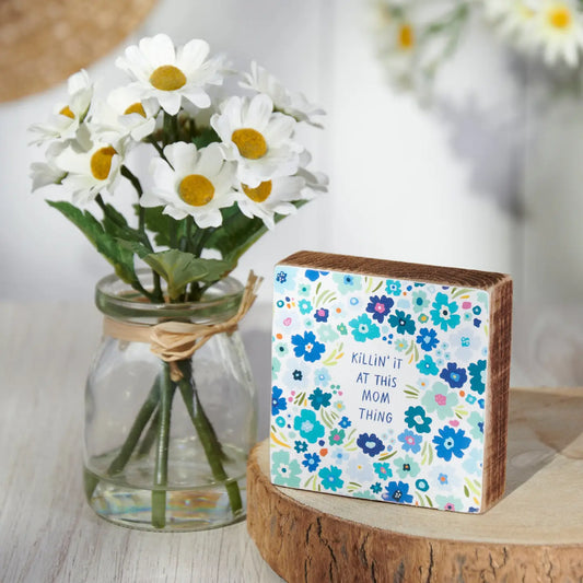 Mom Thing Block Sign