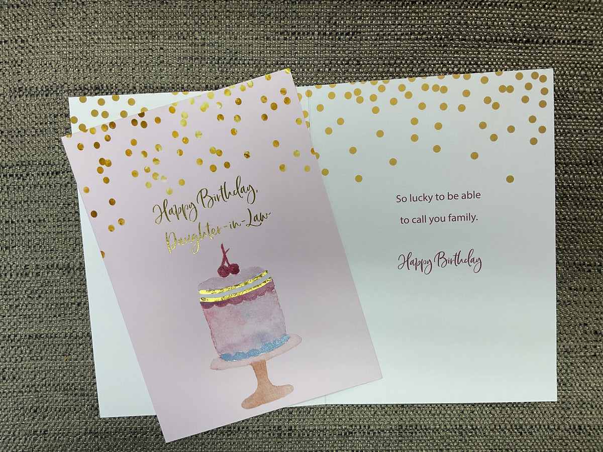 Daughter-in-Law Birthday Card