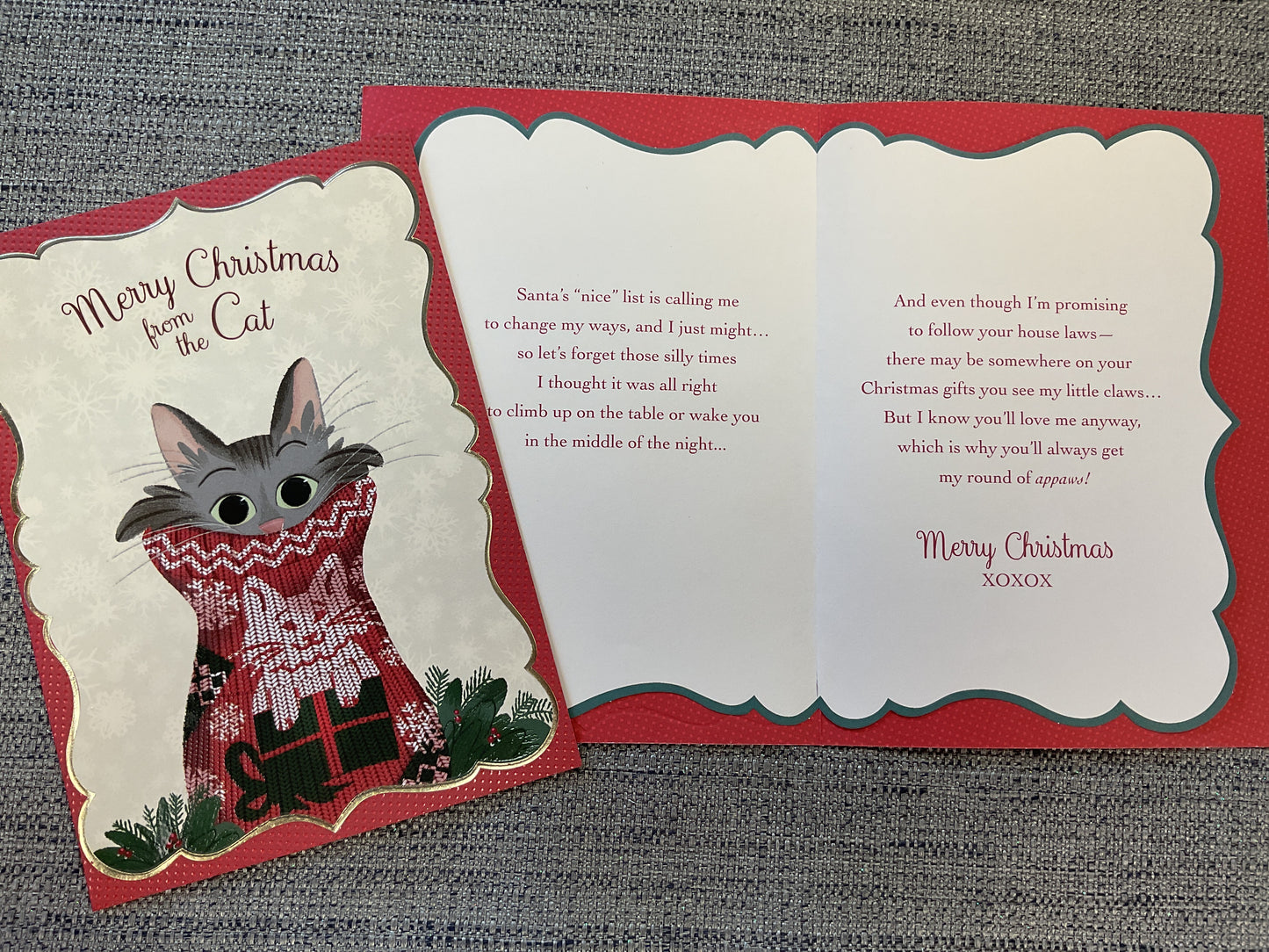From the Cat Christmas Card