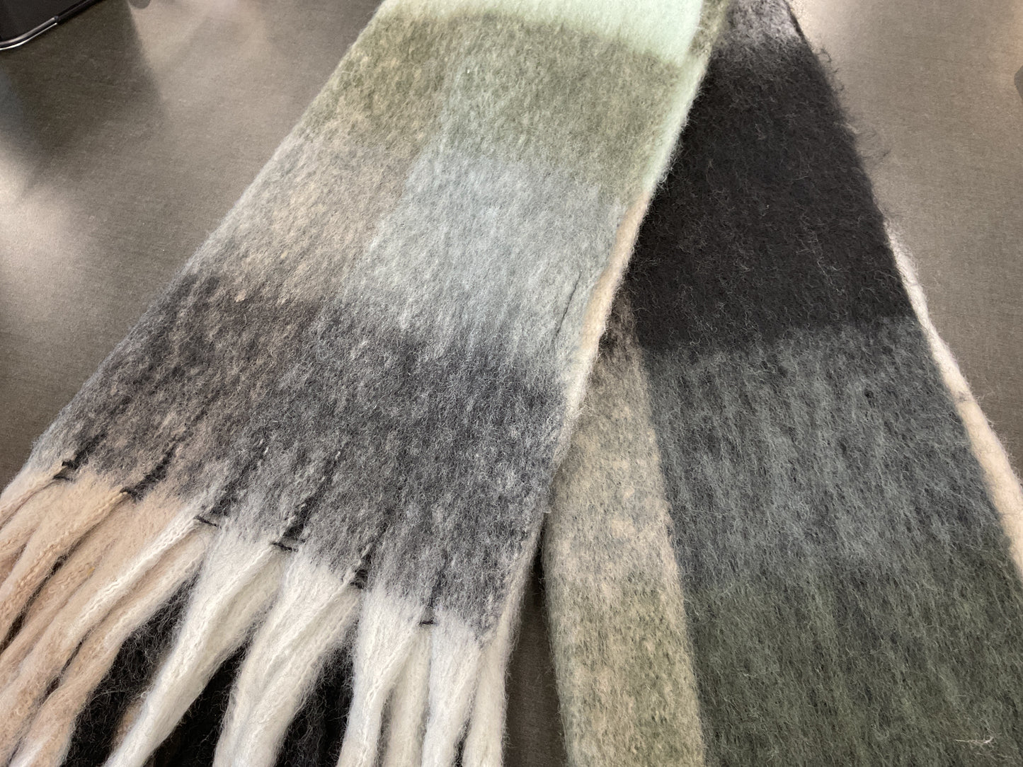 Cozy Brushed Plaid Scarf