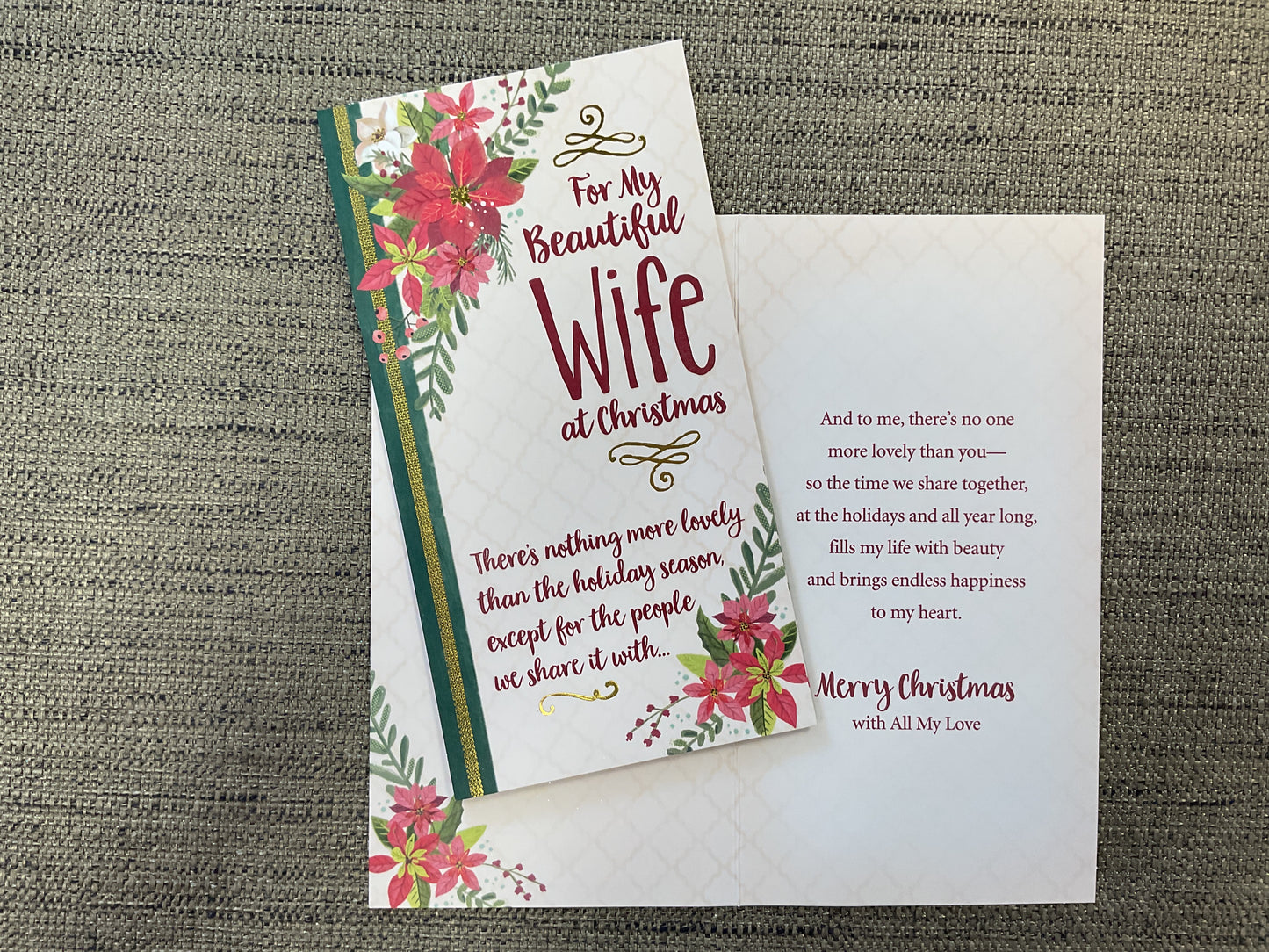 Wife Christmas Card