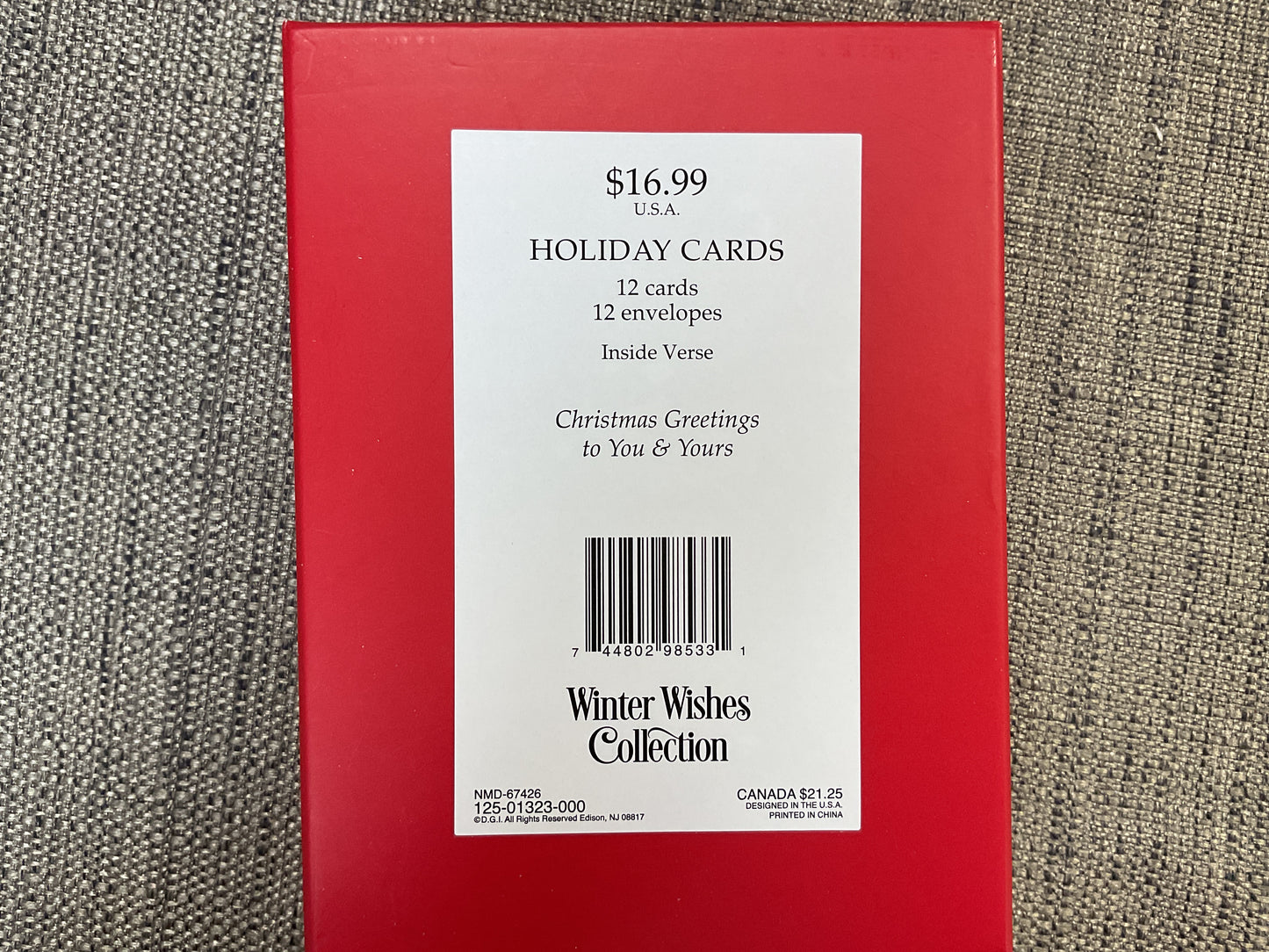 Merry Christmas Boxed Christmas Cards