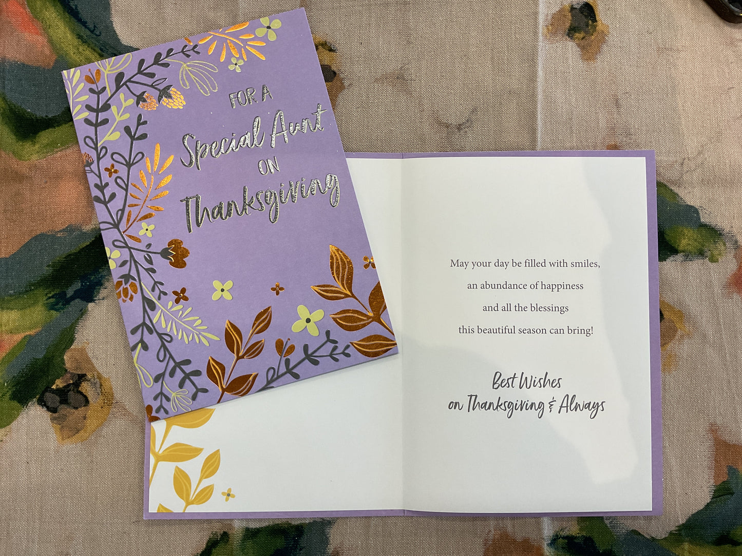 Thanksgiving - Aunt