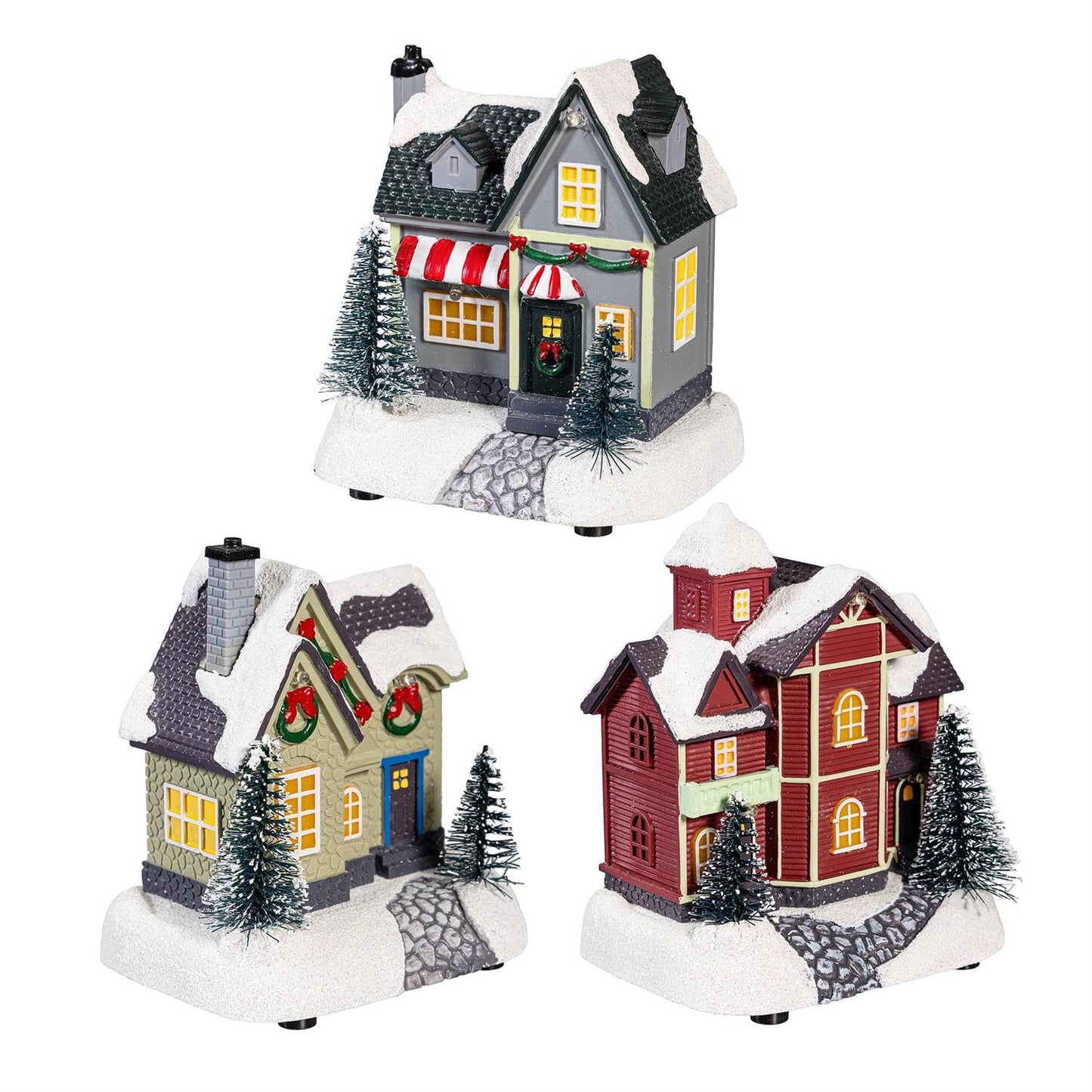 Heartfelt Cheer LED Table Decor Holiday House