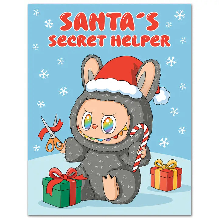 Santa's Secret Helper Christmas Card