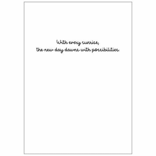 New Day - Encouragement Card