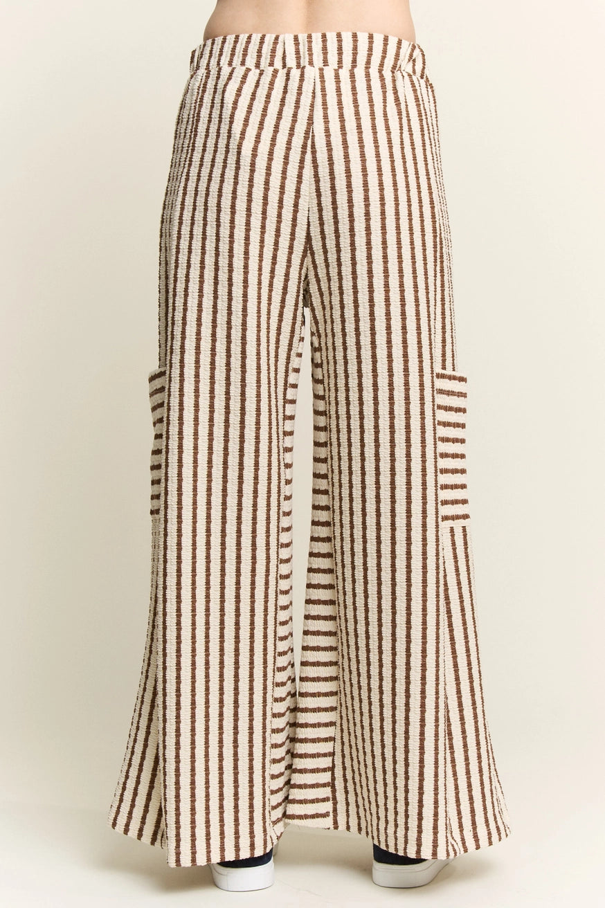 Stripe Wide Leg Pants